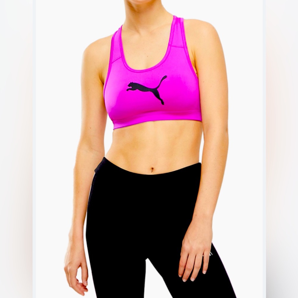 NWT PUMA Womens Mid Impact 4Keeps Sports Bra Casual Casual